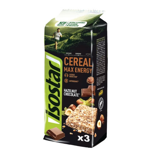 ISOSTAR Baton Zbożowy Max Energy 3x55g