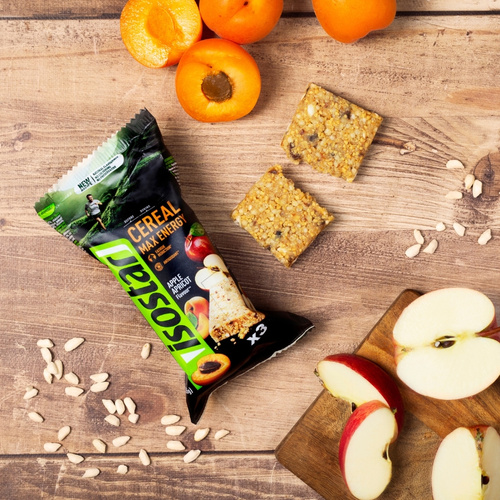 ISOSTAR Baton Zbożowy Max Energy 3x55g